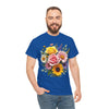 Wildflowers and Pink & Yellow Roses, Graphic T-Shirts for Women, Floral Shirt, Womens Short Sleeve, Ladies Graphic Tees #5145TTS