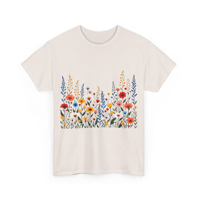 Wildflowers, Graphic T-Shirts for Women, Floral Shirt, Womens Short Sleeve, Ladies Graphic Tees #5107TTS