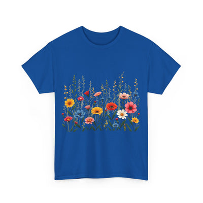 Wildflowers, Graphic T-Shirts for Women, Floral Shirt, Womens Short Sleeve, Ladies Graphic Tees #5113TTS