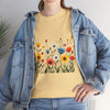 Wildflowers, Graphic T-Shirts for Women, Floral Shirt, Womens Short Sleeve, Ladies Graphic Tees #5114TTS