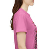 Wildflowers and Pink Roses, Graphic T-Shirts for Women, Floral Shirt, Womens Short Sleeve, Ladies Graphic Tees #5023TTS