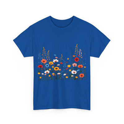 Wildflowers, Graphic T-Shirts for Women, Floral Shirt, Womens Short Sleeve, Ladies Graphic Tees #5107TTS