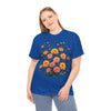 Wildflowers and Pink & Yellow Roses, Graphic T-Shirts for Women, Floral Shirt, Womens Short Sleeve, Ladies Graphic Tees #5140TTS