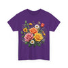 Wildflowers and Pink & Yellow Roses, Graphic T-Shirts for Women, Floral Shirt, Womens Short Sleeve, Ladies Graphic Tees #5144TTS