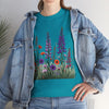 Wildflowers, Graphic T-Shirts for Women, Floral Shirt, Womens Short Sleeve, Ladies Graphic Tees #5125TTS
