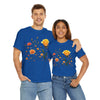 Wildflowers and a Yellow Rose, Graphic T-Shirts for Women, Floral Shirt, Womens Short Sleeve, Ladies Graphic Tees #5010TTS