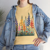 Wildflowers, Graphic T-Shirts for Women, Floral Shirt, Womens Short Sleeve, Ladies Graphic Tees #5120TTS