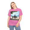 Have You Forgiven Your Ex?  Man on Bench Looking at Waves, Forgiving T-Shirt, Forgiveness, Relationship Healing Top #5005STS