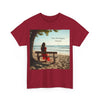 Have You Forgiven Your Ex?  Woman on Bench Looking at Waves, Forgiving T-Shirt, Forgiveness, Relationship Healing Top #5002STS