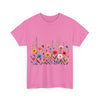 Wildflowers, Graphic T-Shirts for Women, Floral Shirt, Womens Short Sleeve, Ladies Graphic Tees #5113TTS