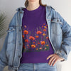 Wildflowers, Graphic T-Shirts for Women, Floral Shirt, Womens Short Sleeve, Ladies Graphic Tees #5102TTS