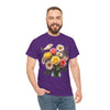 Wildflowers and Pink & Yellow Roses, Graphic T-Shirts for Women, Floral Shirt, Womens Short Sleeve, Ladies Graphic Tees #5136TTS