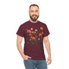 Wildflowers and Pink Roses, Graphic T-Shirts for Women, Floral Shirt, Womens Short Sleeve, Ladies Graphic Tees #5023TTS