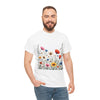 Wildflowers, Graphic T-Shirts for Women, Floral Shirt, Womens Short Sleeve, Ladies Graphic Tees #5109TTS