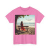 Have You Forgiven Your Ex?  Woman on Bench Looking at Waves, Forgiving T-Shirt, Forgiveness, Relationship Healing Top #5002STS