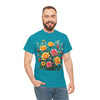 Wildflowers and Pink & Yellow Roses, Graphic T-Shirts for Women, Floral Shirt, Womens Short Sleeve, Ladies Graphic Tees #5142TTS