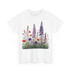 Wildflowers, Graphic T-Shirts for Women, Floral Shirt, Womens Short Sleeve, Ladies Graphic Tees #5125TTS