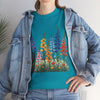 Wildflowers, Graphic T-Shirts for Women, Floral Shirt, Womens Short Sleeve, Ladies Graphic Tees #5120TTS