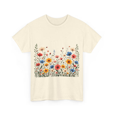 Wildflowers, Graphic T-Shirts for Women, Floral Shirt, Womens Short Sleeve, Ladies Graphic Tees #5106TTS