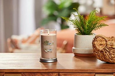 Yankee Candle Seaside Woods Signature Medium Pillar Candle, 14.25oz