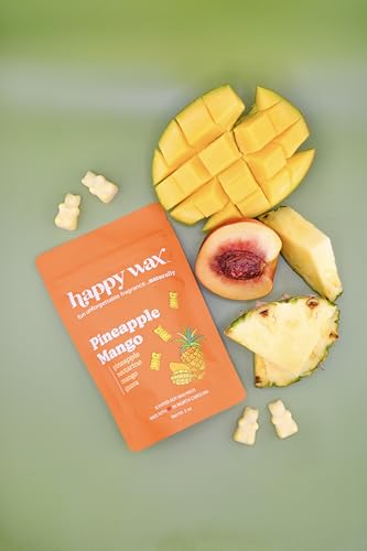 Happy Wax Beach Mix Premium Scented Natural, Non Toxic Soy Wax Melts – 6 Total Oz. of Scented Wax Melts. Includes: Pina Colada, Coastal Tide, and Pineapple Mango