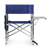 ONIVA - a Picnic Time brand - Sports Chair with Side Table, Beach Chair, Camp Chair for Adults, (Navy Blue)