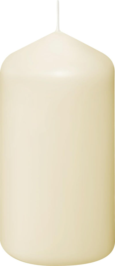 BOLSIUS 12 Ivory Pillar Candles Set - Unscented 43 Hour Long Lasting Candles - 2.7-x 5.1-inch Dripless Clean Burning Smokeless Dinner Candle - Perfect for Weddings Parties and Special Occasions