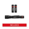 Coast G32 465 Lumen Flashlight with Pure Beam, Twist Focus and Bulls-Eye Spot Beam, Black