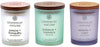 Chesapeake Bay Candle Peace + Tranquility, Balance + Harmony, Serenity + Calm Scented Candle Gift Set, Small Jar (3-Pack), Assorted