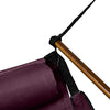 Hammaka Hanging Hammock Air Chair, Wooden Dowels, Burgundy