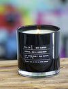 Lulu Candles | Jasmine, Oud & Sandalwood | Luxury Scented Soy Jar Candle | Hand Poured in The USA | Highly Scented & Long Lasting (9 Oz.)