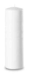 Hyoola White Pillar Candles 2x9 Inch - 4 Pack Unscented Pillar Candles - European Made