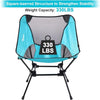 FBSPORT 2 Pack Portable Camping Chairs Lightweight Backpacking Chair Compact & Heavy Duty for Camp, Backpack, Hiking, Beach, Picnic, with Carry Bag