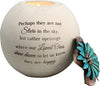 Pavilion Gift Company 19095 Stars in The Sky Candle Holder, 5-Inch, Terra Cotta , Beige