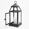 Richland Small Contemporary Metal Lantern Black Set of 6