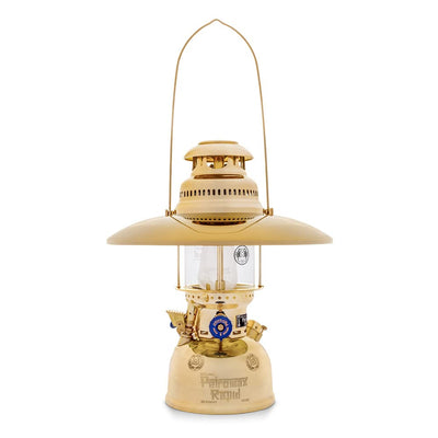 Petromax HK500 Pressurized Lantern, 500 Candlepower with 1 Quart Kerosene Tank for Home, Camping or Emergency Lighting, Hand Assembled High Pressure 400 Watt Lamp, Polished Brass