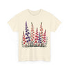 Wildflowers, Graphic T-Shirts for Women, Floral Shirt, Womens Short Sleeve, Ladies Graphic Tees #5118TTS