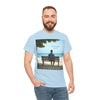 Have You Forgiven Your Ex?  Man on Bench Looking at Waves, Forgiving T-Shirt, Forgiveness, Relationship Healing Top #5005STS