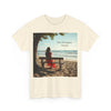 Have You Forgiven Your Ex?  Woman on Bench Looking at Waves, Forgiving T-Shirt, Forgiveness, Relationship Healing Top #5002STS