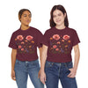 Wildflowers and Pink Roses, Graphic T-Shirts for Women, Floral Shirt, Womens Short Sleeve, Ladies Graphic Tees #5015TTS