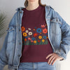 Wildflowers, Graphic T-Shirts for Women, Floral Shirt, Womens Short Sleeve, Ladies Graphic Tees #5112TTS