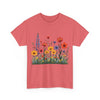 Wildflowers, Graphic T-Shirts for Women, Floral Shirt, Womens Short Sleeve, Ladies Graphic Tees #5117TTS