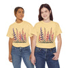 Wildflowers, Graphic T-Shirts for Women, Floral Shirt, Womens Short Sleeve, Ladies Graphic Tees #5118TTS