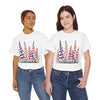 Wildflowers, Graphic T-Shirts for Women, Floral Shirt, Womens Short Sleeve, Ladies Graphic Tees #5118TTS