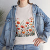 Wildflowers, Graphic T-Shirts for Women, Floral Shirt, Womens Short Sleeve, Ladies Graphic Tees #5102TTS
