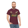 Wildflowers and White Roses, Graphic T-Shirts for Women, Floral Shirt, Womens Short Sleeve, Ladies Graphic Tees #5039TTS