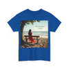 Have You Forgiven Your Ex?  Woman on Bench Looking at Waves, Forgiving T-Shirt, Forgiveness, Relationship Healing Top #5002STS
