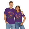 Wildflowers and Pink Roses, Graphic T-Shirts for Women, Floral Shirt, Womens Short Sleeve, Ladies Graphic Tees #5023TTS