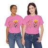 Wildflowers and a Yellow Rose, Graphic T-Shirts for Women, Floral Shirt, Womens Short Sleeve, Ladies Graphic Tees #5010TTS