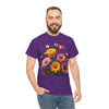 Wildflowers and Pink & Yellow Roses, Graphic T-Shirts for Women, Floral Shirt, Womens Short Sleeve, Ladies Graphic Tees #5147TTS
